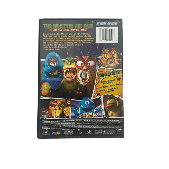 Monsters Vs Aliens: Mutant Pumpkins From Outer Space DVD - Picture 3 of 4